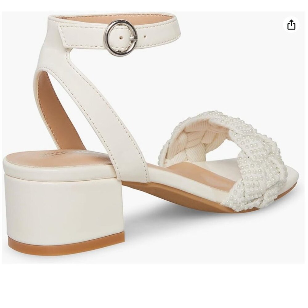 Steve Madden Girls' J-Oppal Pearl Embellished Dress Shoes (Youth) 4- TOO CUTE!!! - Picture 7 of 10
